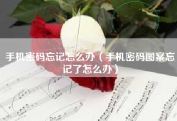 手机密码忘记怎么办（手机密码图案忘记了怎么办）