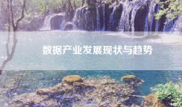 ⼤数据产业发展现状与趋势