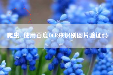 爬虫--使用百度OCR来识别图片验证码
