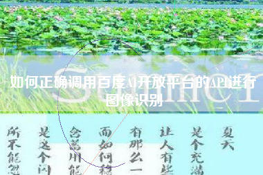 如何正确调用百度AI开放平台的API进行图像识别