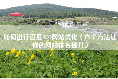 如何进行百度SEO网站优化(六个方法让你的网站排名提升)