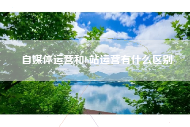 自媒体运营和b站运营有什么区别