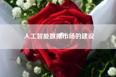 人工智能数据市场的建设