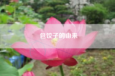 包饺子的由来