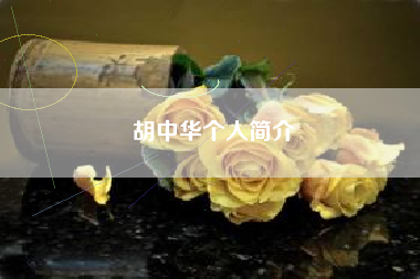 胡中华个人简介